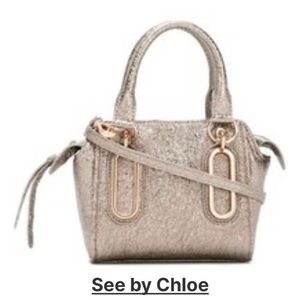 NWOT See by Chloe Paige Leather Shoulder Bag